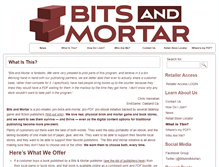 Tablet Screenshot of bits-and-mortar.com